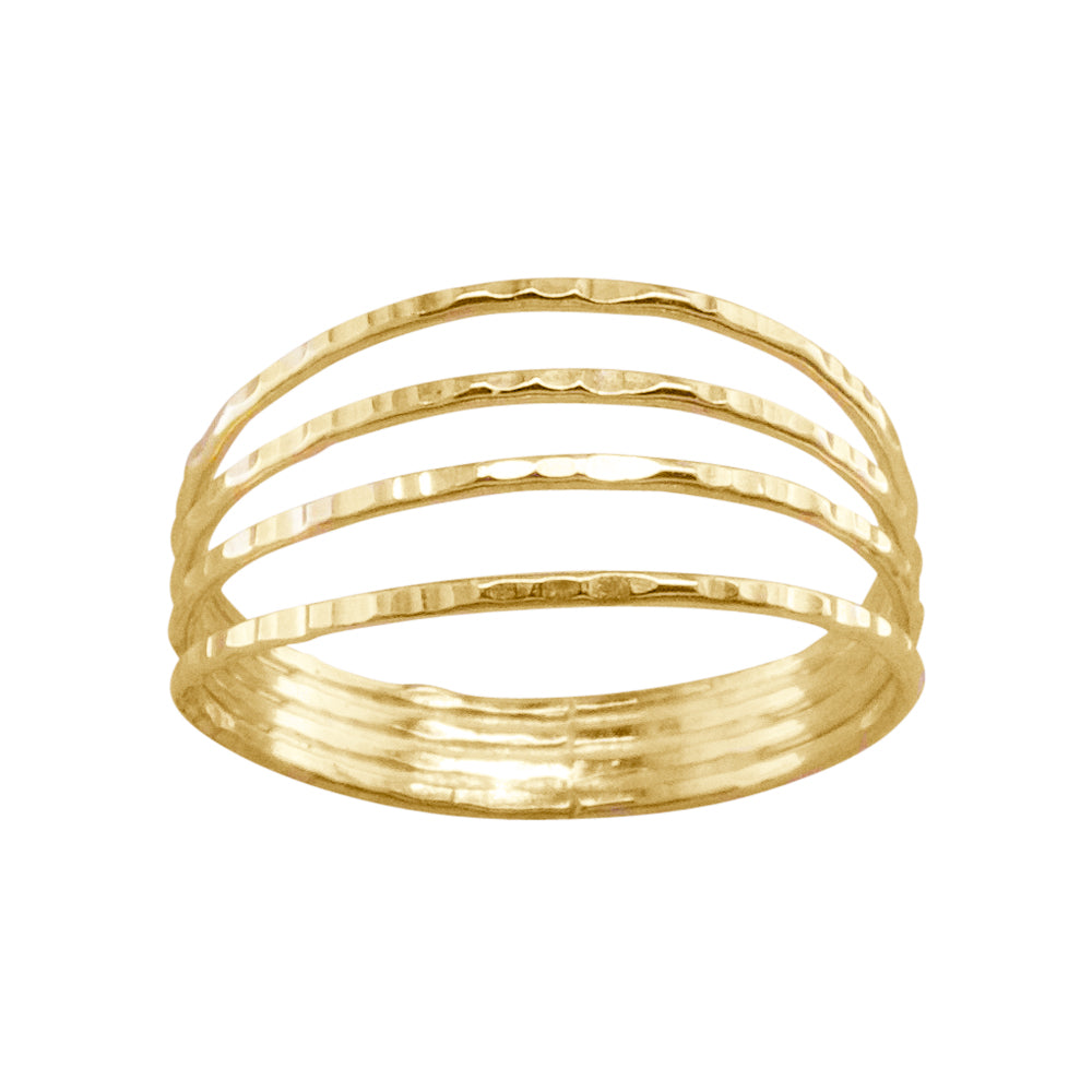 14k Yellow Gold Thumb Heart Ring Curve Design Diamond Cut Satin Polished  Finish | eBay